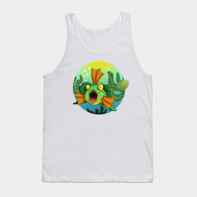 Cute Fish Tank Top by Loganue